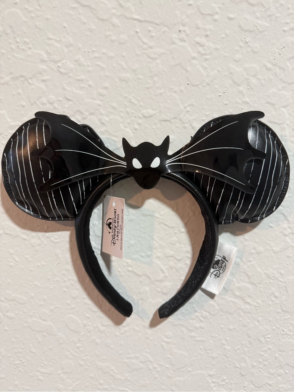 Disney Black Jack Skellington-Inspired Bat Mickey Ears Headband